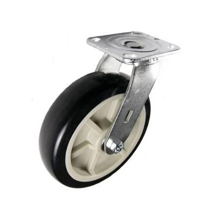 Mapp Caster 8"X2" Poly. on Polyolefin Core Wheel Swvl Caster, 1,200 Lbs Cap 146PRX820S